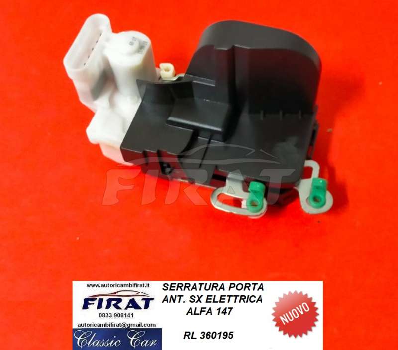 SERRATURA PORTA ALFA 147 ANT.SX ELETT. (360195)